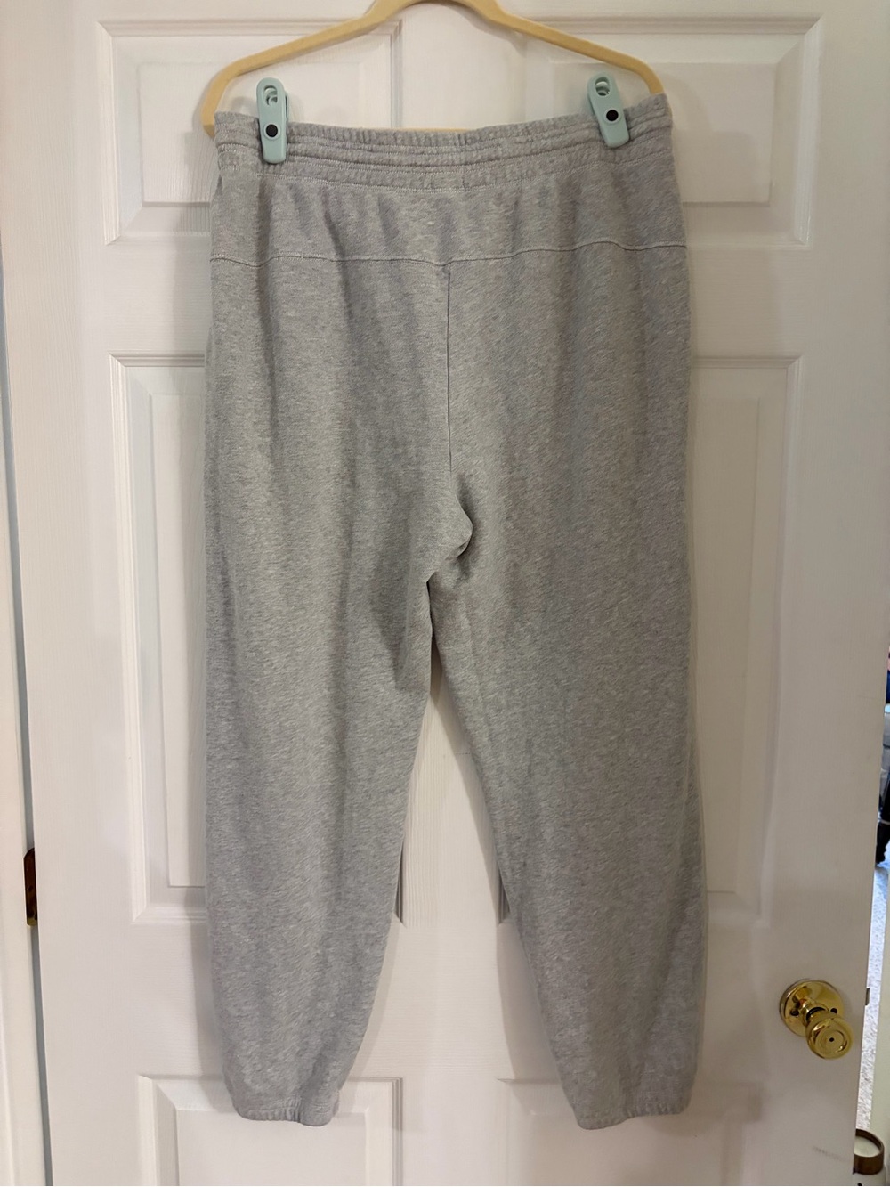 aerie Light Gray Cozy Track Pants sweatpants women’s large - Picture 2 of 7
